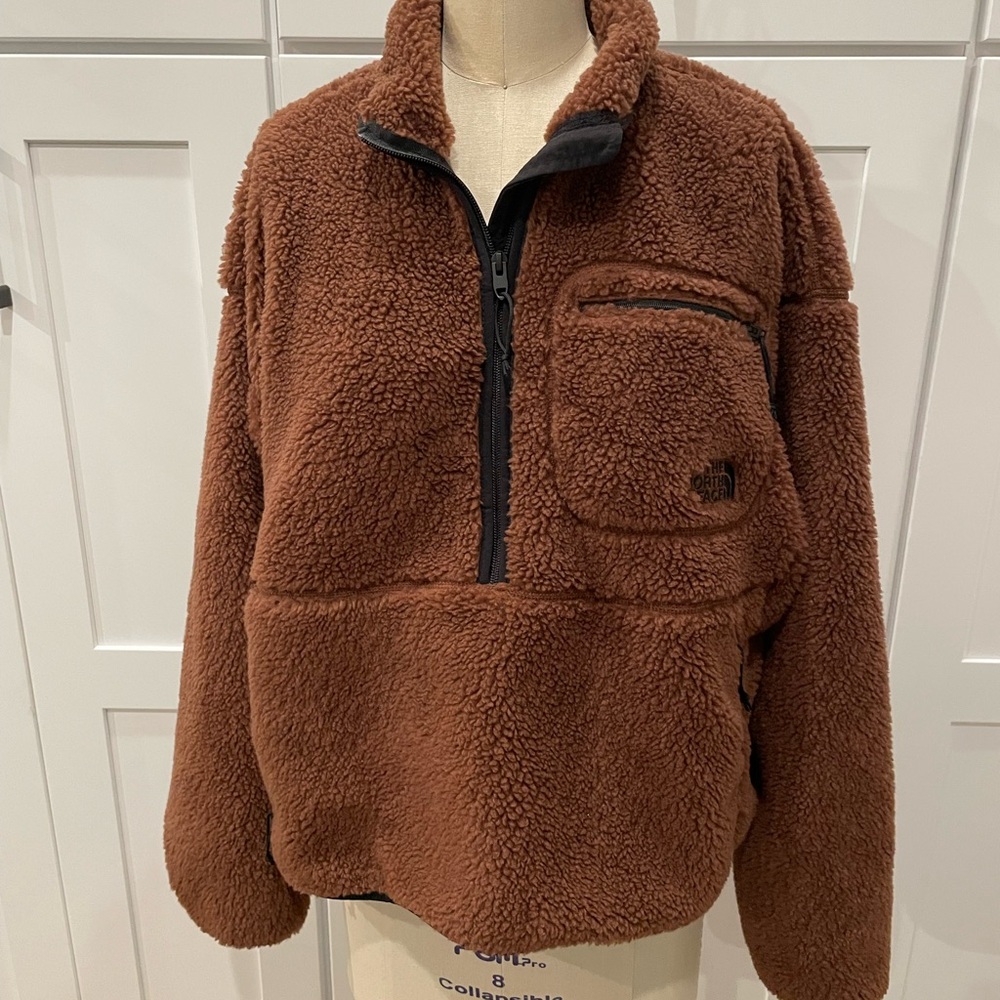 The North Face Chestnut Fleece Cropped Pullover